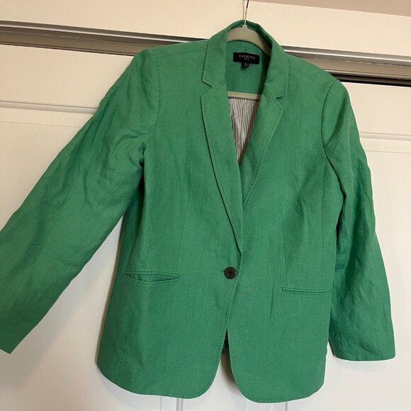 100% Linen Talbots Blazer - Picture 6 of 9
